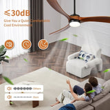 60-inch 3-blade solid wood ceiling fan light W2878P254290