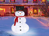 60*60*120cm 30.00V 3.60W Snowman Snow Fleece Garden Snowman Decoration White 51568129