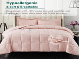 3 Piece Pre Washed Down Alternative Comforter Set with 2 Shams 75607408