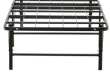 Metal Mattress Foundation Bed Frame, Twin Size Bed Base for Kids Room, Guest Room, Black B011P208248