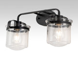 ll Sconces Set of 2 with Clear Glass Shade,Modern ll Sconce, Industrial Indoor ll Light Fixture E26 82306146