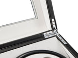 Black Leather Watch Winder Storage Auto Display Case Box 4 6 Automatic Rotation 53056422