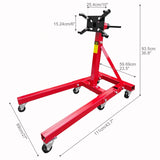 ZNTS Engine Stand 2000LBS Capacity, 360 Degree Rotating Engine Run Stand with 6-Casters, Heavy Duty W2913P208047