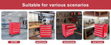 5-Drawer Metal Rolling Tool Chest with Wheels,Tool Storage Cabinet With Locking System W2788P206460