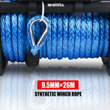 ZNTS X-BULL ELECTRIC WINCH 13000 LBS 12V SYNTHETIC BLUE ROPE UPGRADE W121843475