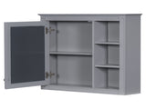30'' x 28'' Medicine Cabinet, Wall Mounted Bathroom Storage Cabinet, Modern Bathroom Wall Cabinet WF318452AAE