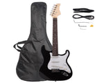 Rosewood Fingerboard Electric Guitar Black w/ White 97563355