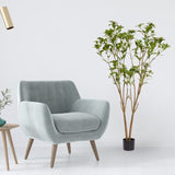 Home iron tree leaves tree bonsai Simulated green plant pot indoor living room home W2945P278471