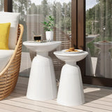 Metal S/2 end table 73614.00WHI