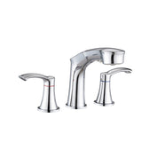 Widespread Pull Out Sprayer Bathroom Faucet, 2-handle Bathroom Sink Faucet W1224P184845