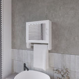 Pine Medicine Cabinet in Melamine With a Towel Bar And Included Mirror, White B128P237172