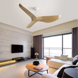 ZNTS 52" Indoor Ceiling Fan with no6 Speeds Reversible DC Motor,Low Profile Ceiling Fan Without 28923674