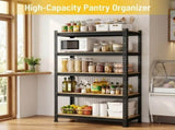 Shelves Metal 5 Tier Shelving Heavy Duty 28"W x 12"D x 59"H Adjustable Shelving Unit for 24308505