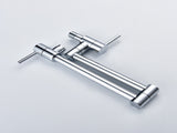 Brass Foldable Kitchen Faucet Rotatable Tap Only for Cold Water Chrome 38584869