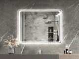 36X36 Inch LED Bathroom Mirror Vanity Mirrors with Front Lights Wall Mounted Anti-Fog Frameless Make W2071137653
