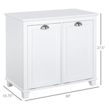 Tilt-Out Laundry Sorter Cabinet, Bathroom Storage Organizer white-AS Prohibited 20011717