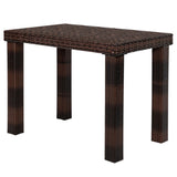 ZNTS Bar Table Brown Gradient （ONLY table） 07380505