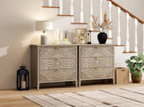 Single 3 Drawer Cabinet, American Furniture, Suitable for Bedroom, Living Room, Study W688P143785