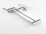 Brass Wall Mounted Foldable Faucet Double Handles Fuacet Cold Water Kitchen Tap Chrome 68951116
