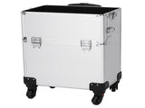 3 in 1 Aluminum Cosmetic Makeup Case Tattoo Box Silver 35664700