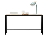 Industrial Style Porch Table Single Layer Light Walnut Color Triamine Board 58699420