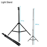 135W Bulb 5070 Single Head Soft Light Box Two Lights Set US Plug 14577102