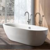 ZNTS Freestanding Bathtub Faucet with Hand Shower W1533125097