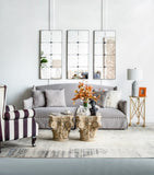 21x47" Traditional Decor Style Rectangle Antique Glass Wall Mirror, Wall Decor for for Bathroom W2078126445