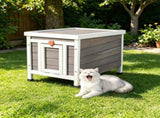 Wooden Cat House 81717430