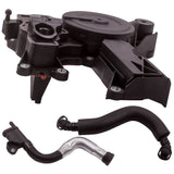 PCV Valve Engine Crankcase Vent Oil Separator Breather Hose Kit For VW CC Jetta Audi A3 A4 37098386