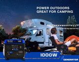 ZNTS Oshion GG950 Portable Generator, 1000W Gasoline Powered Generator Creat for Camping Back Yard BBQ's 73090855