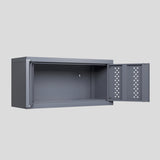 Metal garage cabinet with door, wall-mounted storage cabinet, floating tool cabinet for basements, W396P305715