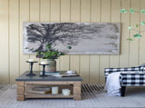 59" x 39" Large Arboreal Shelter Canvas Art Print, Traditional Style Floral Wall Art, Home Decor W2078130253