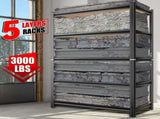 Garage Racking, Adjustable Heavy Duty Storage Racking, 5-Tier Metal Garage Racking, Garage Tool Room 51469252