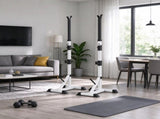 Adjustable Squat Rack Pair, 440lbs Capacity, 53.5"-69.25" Height Range, 2" Steel Barbell Stand with 21789188