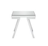 Alfresco - Mirrored Top Square End Table - Silver B081P160101