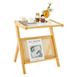 Modern Bamboo Edge Table 43813901