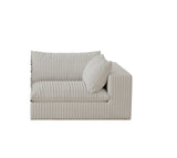 Cloud Sofa,Corduroy Fabric,Deep Seat Couches,Double-layer design,Removable Cushion,No Assembly, DIY W2824P324525