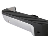 Pickup Rear Bumper Ford F150 2009-2014-Silver/Steel/With Holes 99426537