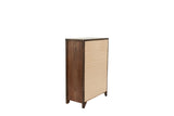 ZNTS Oak Finish 1pc Chest Of Drawers Wooden Texture 5x Drawers Storage Bedroom Furniture B011P244398