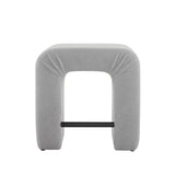 24'' Boucle stool Set of 2,Dining Chairs for Home Kitchen Island,Grey N780P187017G