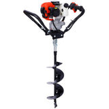 Post Hole Digger, 43cc Post Hole Digger, Gas Powered Earth Digger with 6&8" and absorber,Earth Auger W465109914