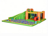 7-in-1 Kids Inflatable Water Slide Bounce House Multi-Function Castle with Slide, Boxing Post, 64578149