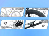 A2670 26 Inch Mountain Bike with 21-Speeds & Full Suspension Steel Frame, Alloy Rims, Disc Brakes W1856P471614