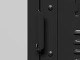 ZNTS Metal Locker for Employees, 5 Doors Storage Cabinet , Gray Steel Employee Lockers , 66lbs Loading W396122103