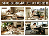 Modern 2-piece dining chair set, soft cushion dining chairs, comfortable backrest chairs, W3851P494451