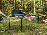 34" Folding Card Table, Square Portable Game Night Dining Table for Camping, Black 22061872