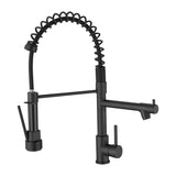 Commercial Stainless Steel Kitchen Faucet with Pull Down Sprayer, Single Handle Single Lever Kitchen W1932P224883