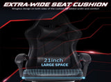 Video Game Chairs for Adults, PU Leather Gaming Chair with Footrest, 360&degSwivel Adjustable Lumbar 14800576