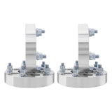 ZNTS 2pcs Professional Hub Centric Wheel Adapters Silver 38434726